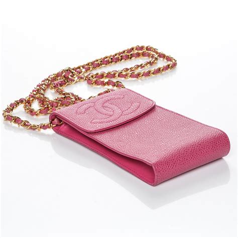 chanel pink phone bag|chanel cell phone bag.